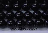 CBQ501 15.5 inches 6mm round natural black quartz beads