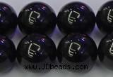 CBQ506 15.5 inches 16mm round natural black quartz beads