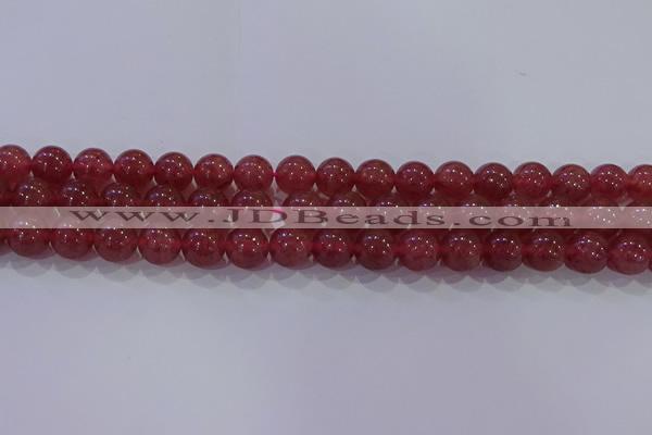 CBQ623 15.5 inches 10mm round strawberry quartz beads wholesale