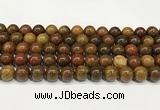 CBQ738 15.5 inches 10mm round red moss agate beads wholesale