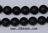 CBS04 15.5 inches 10mm round black stone beads wholesale