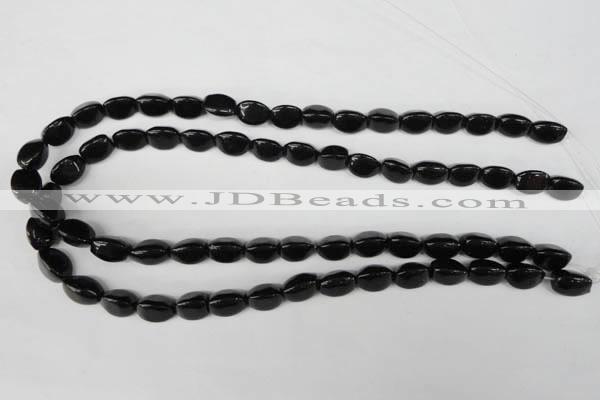 CBS212 15.5 inches 9*12mm trihedron blackstone beads wholesale