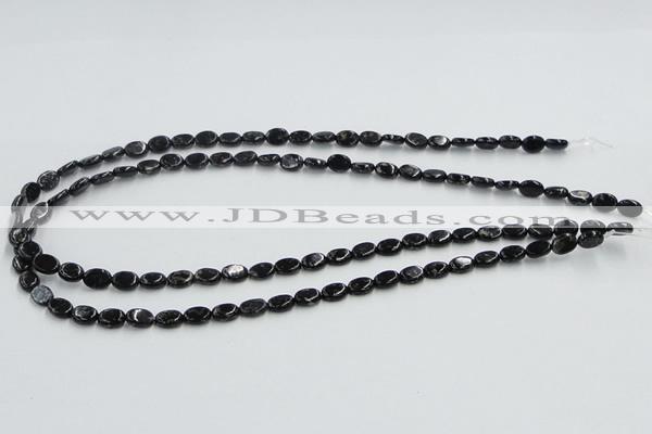 CBT08 16 inches 6*8mm oval natural biotite beads wholesale