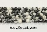 CBW173 15.5 inches 10mm round black & white jasper gemstone beads wholesale