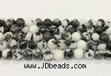 CBW174 15.5 inches 12mm round black & white jasper gemstone beads wholesale