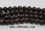 CBZ100 15.5 inches 4mm round bronzite gemstone beads