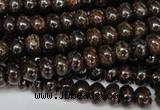 CBZ201 15.5 inches 3*6mm rondelle bronzite gemstone beads