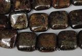 CBZ227 15.5 inches 14*14mm square bronzite gemstone beads