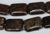 CBZ238 15.5 inches 15*20mm rectangle bronzite gemstone beads