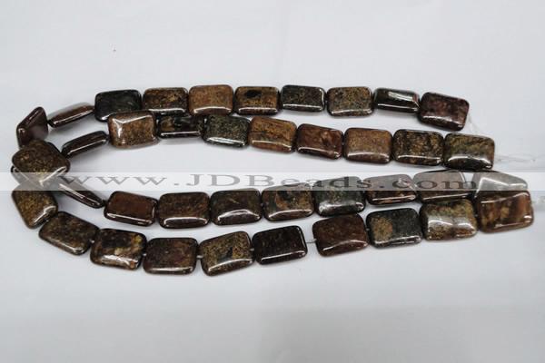 CBZ238 15.5 inches 15*20mm rectangle bronzite gemstone beads