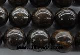 CBZ300 15.5 inches 16mm round bronzite gemstone beads wholesale