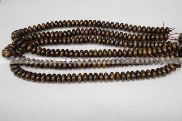 CBZ401 15.5 inches 6*10mm rondelle bronzite gemstone beads