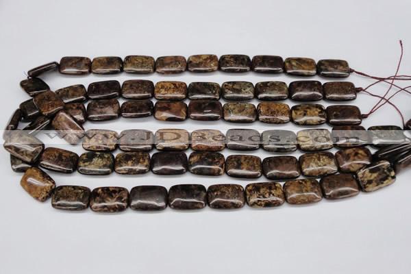 CBZ75 15.5 inches 13*18mm rectangle bronzite gemstone beads