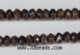 CBZ91 15.5 inches 5*8mm faceted rondelle bronzite gemstone beads