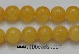 CCA06 15.5 inches 12mm round yellow calcite gemstone beads wholesale