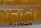 CCA20 15.5 inches 6*18mm & 12*18mm rondelle calcite gemstone beads