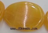 CCA30 15.5 inches 35*38mm – 40*42mm freeform calcite gemstone beads