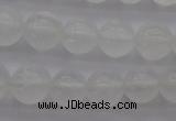 CCA353 15.5 inches 8mm round white calcite beads wholesale