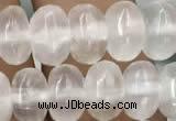 CCA367 15.5 inches 5*8mm rondelle white calcite gemstone beads