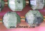 CCB1007 15 inches 9*10mm faceted diopside quartz beads