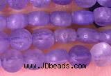 CCB1044 15 inches 4mm faceted coin tanzanite beads