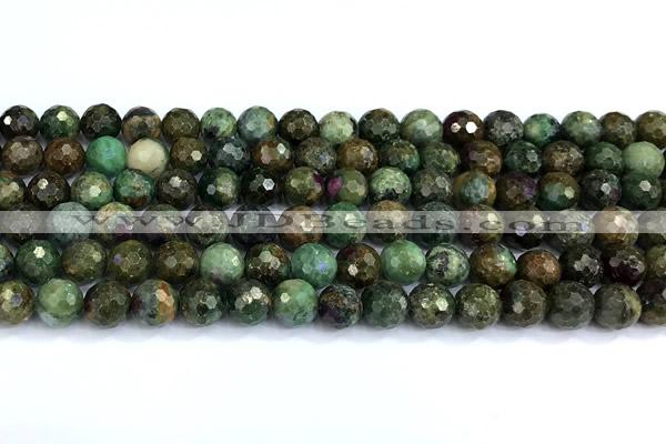 CCB1281 15 inches 8mm faceted round gemstone beads