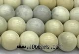 CCB1296 15 inches 8mm round ivory jasper beads