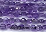 CCB1357 15 inches 2.5mm faceted coin amethyst beads