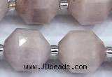 CCB1536 15 inches 11mm - 12mm faceted kunzite gemstone beads