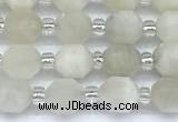 CCB1561 15 inches 5mm - 6mm faceted white moonstone beads