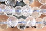 CCB1630 15 inches 6mm faceted teardrop crystal beads