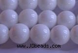 CCB403 15.5 inches 10mm round white tridacna beads wholesale