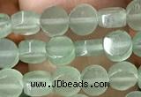 CCB513 15.5 inches 4mm coin green aventurine beads wholesale