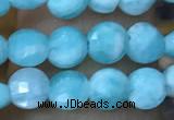 CCB553 15.5 inches 4mm faceted coin amazonite beads wholesale