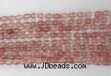 CCB801 15.5 inches 4*6mm rice cherry quartz gemstone beads wholesale