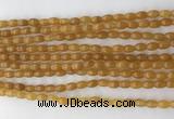 CCB802 15.5 inches 4*6mm rice red aventurine gemstone beads wholesale