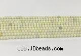 CCB827 15.5 inches 4mm round ivory jasper gemstone beads wholesale