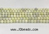 CCB829 15.5 inches 8mm round ivory jasper gemstone beads wholesale