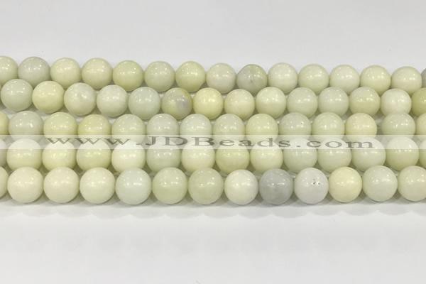 CCB830 15.5 inches 10mm round ivory jasper gemstone beads wholesale