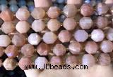 CCB856 15.5 inches 11*12mm faceted moonstone beads wholesale