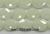 CCB933 15.5 inches 8*10mm faceted oval luminous beads