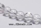 CCC02 15 inches 8mm round white crystal beads Wholesale