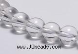 CCC03 15 inches 10mm round white crystal beads Wholesale