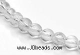 CCC06 15.5 inches 6mm round white crystal beads Wholesale