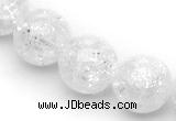 CCC17 14mm round grade A white crystal beads Wholesale