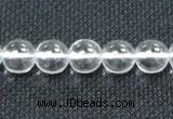 CCC259 15.5 inches 10mm round grade A natural white crystal beads