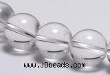 CCC31 15.5 inches 12mm round synthetic white crystal beads