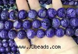 CCG146 15.5 inches 13mm round charoite gemstone beads