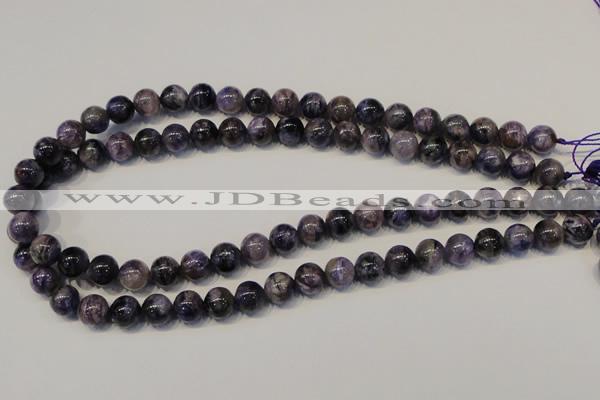 CCG27 15.5 inches 10mm round natural charoite gemstone beads