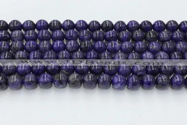 CCG316 15.5 inches 8mm round dyed charoite gemstone beads